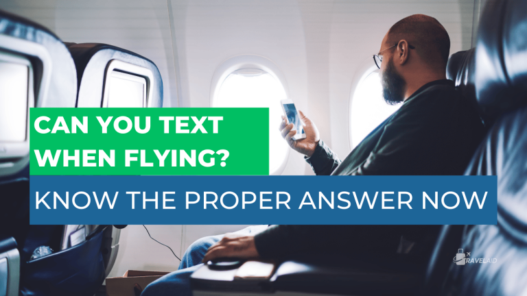 Can You Text When Flying answer by travelaidltd.com